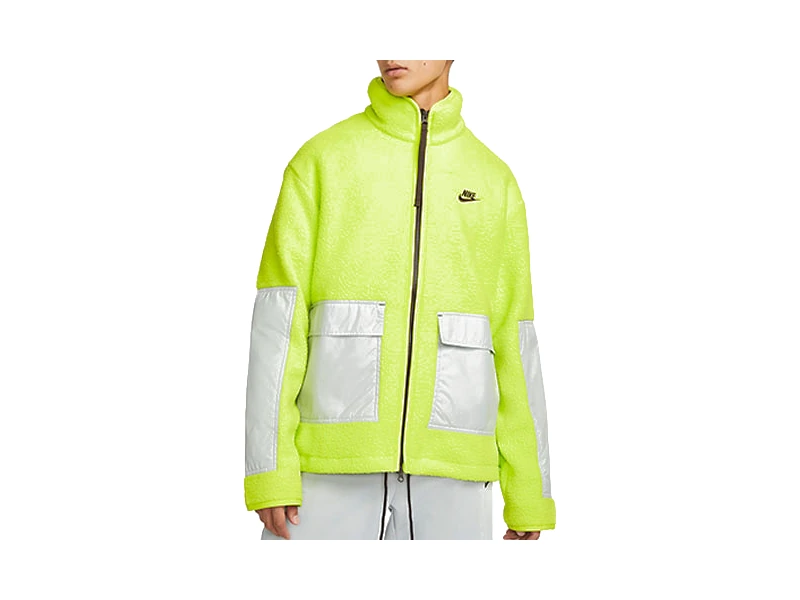 Nike Jackets Green Stand Collar Moderate