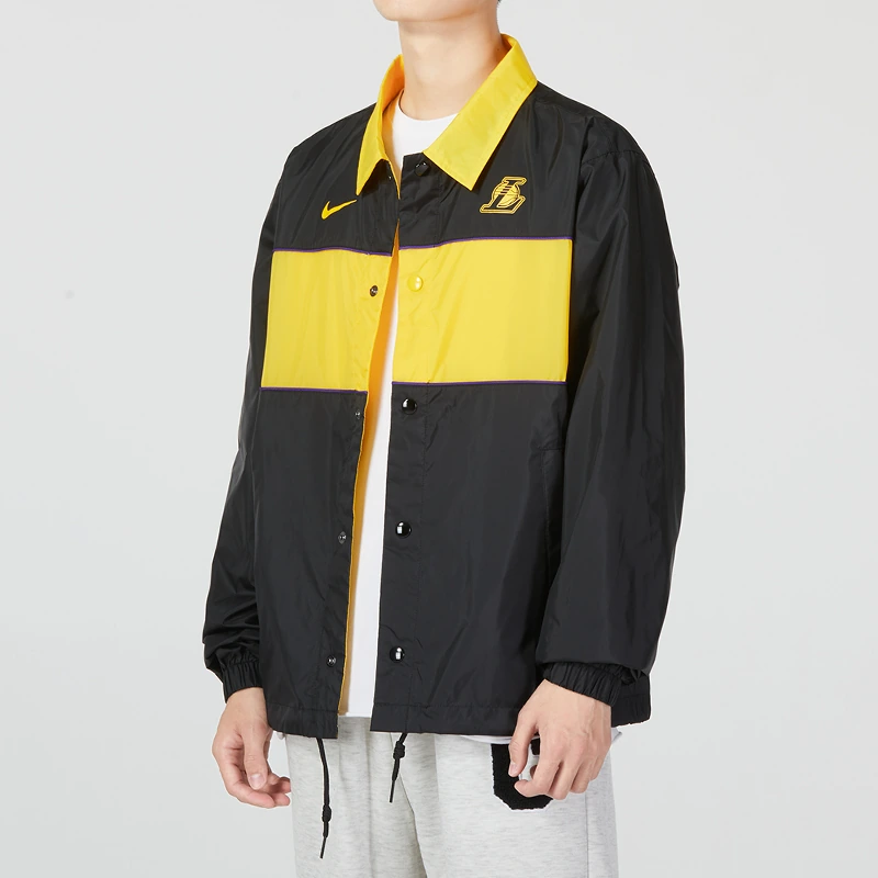 Nike Jackets Black Lapel Moderate