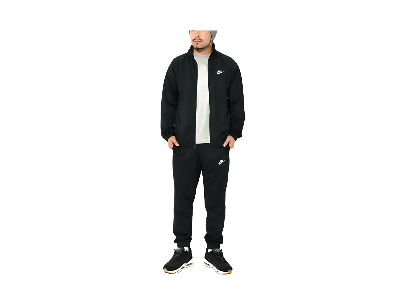 Nike Jackets Black Stand Collar Moderate