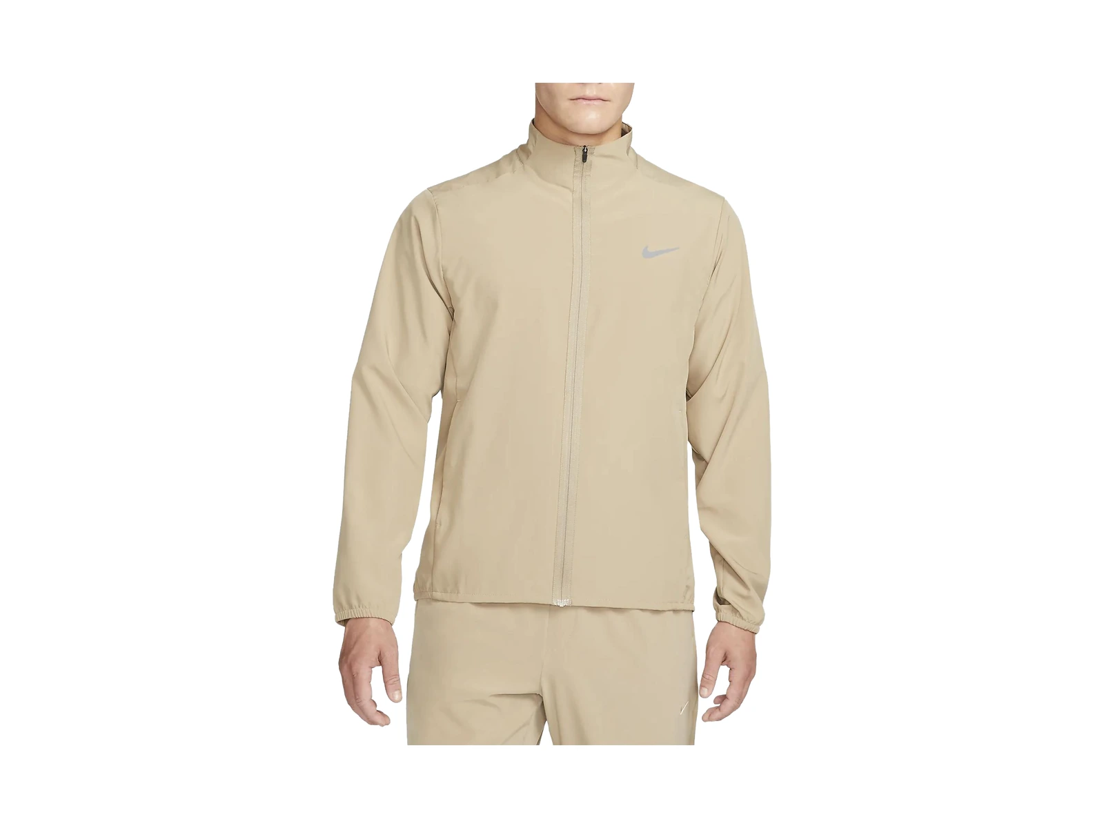 Nike Jackets Khaki Stand Collar Moderate