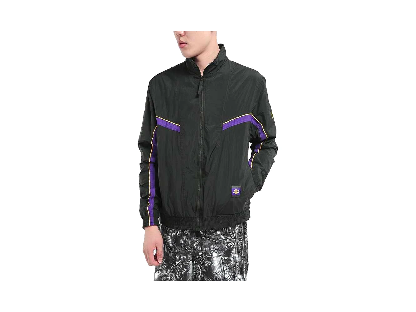 Nike Jackets Black Stand Collar Moderate
