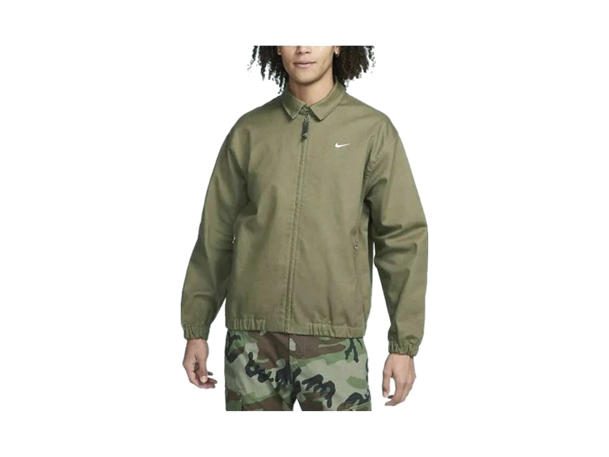 Nike Jackets Green Lapel Moderate
