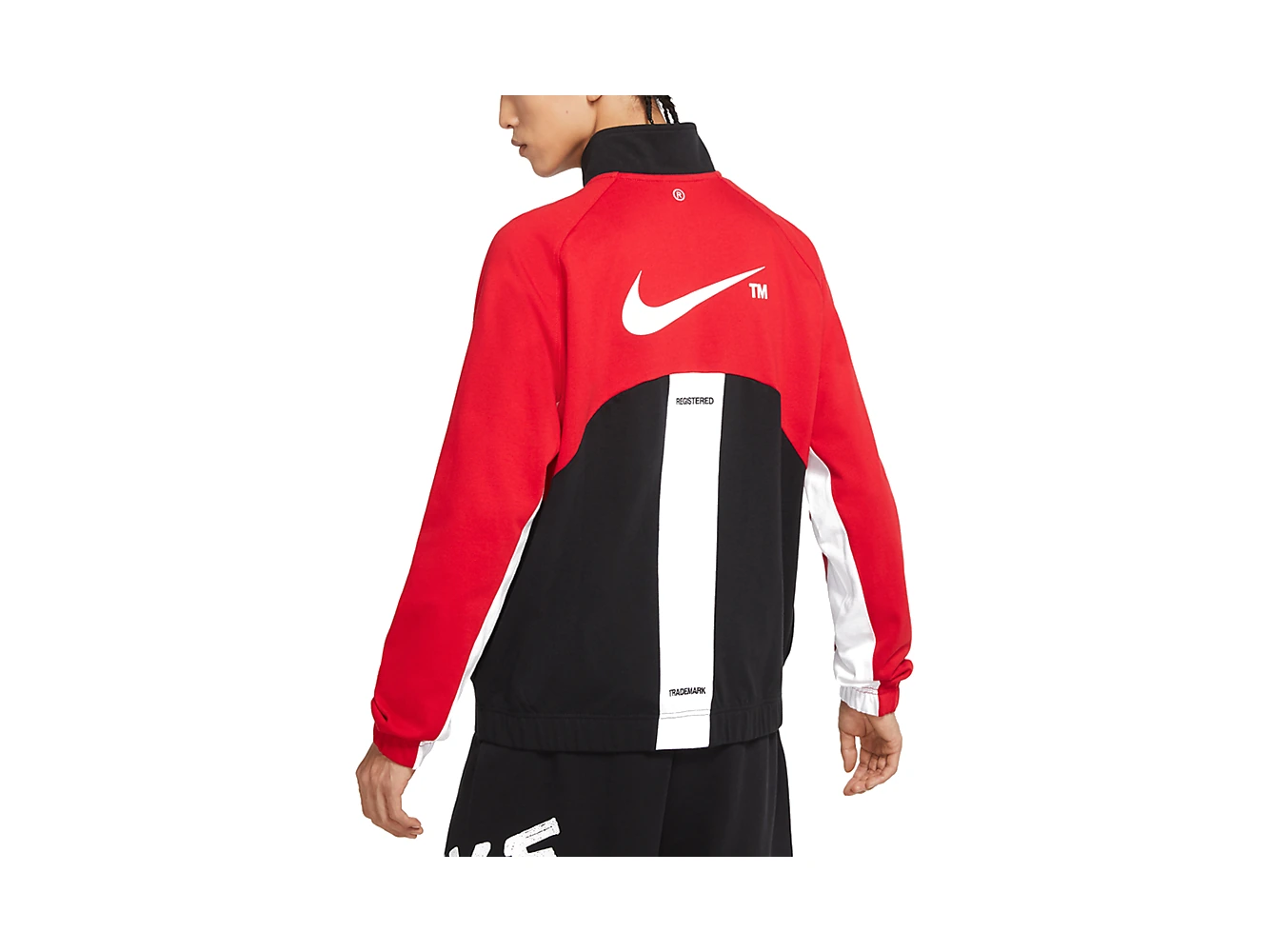 Nike Jackets University Red Stand Collar