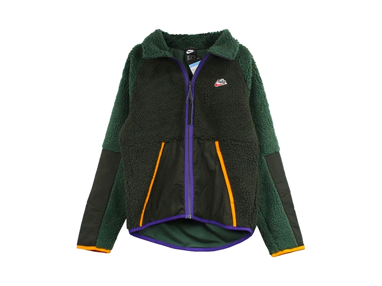 Nike Jackets Green Stand Collar Moderate