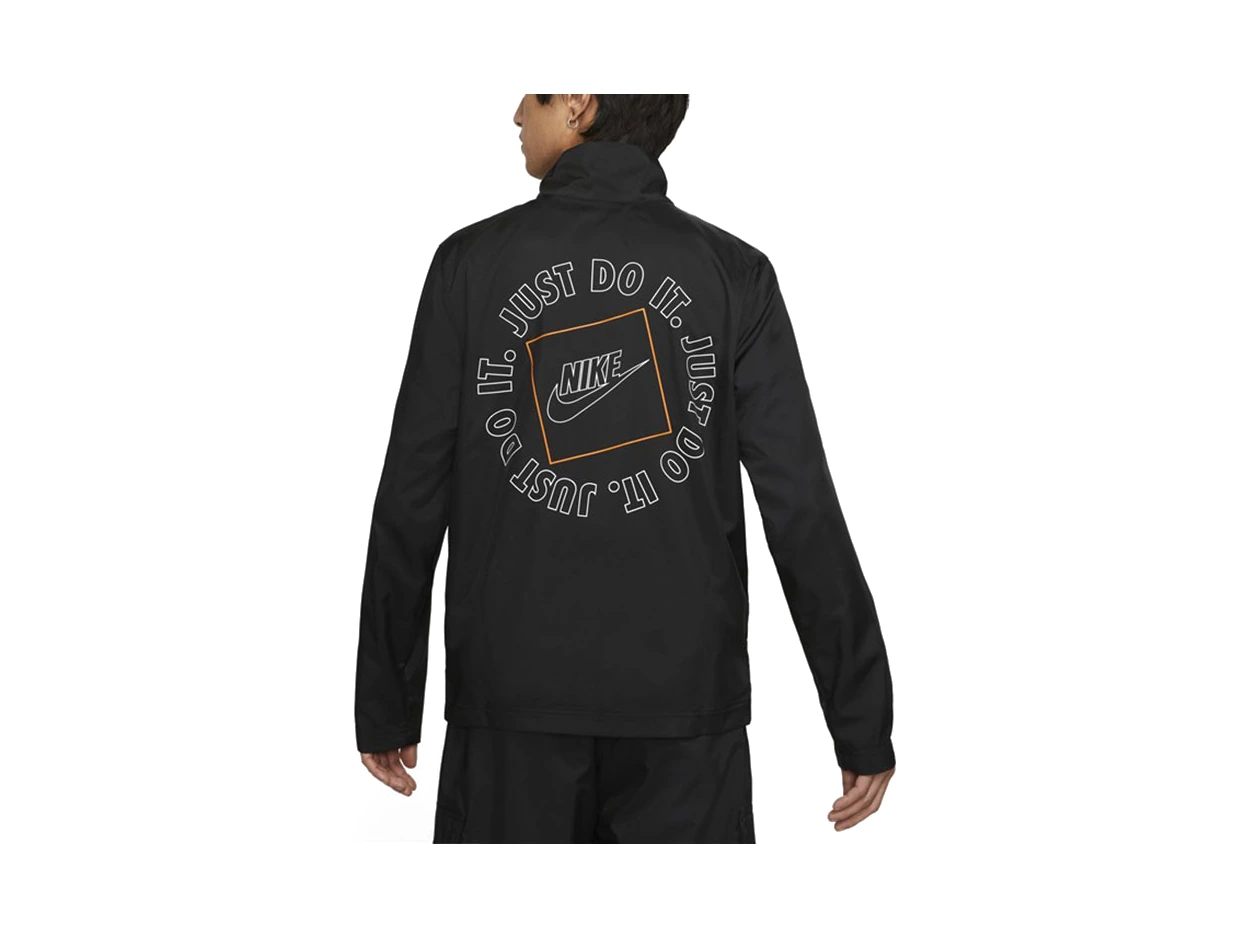 Nike Jackets Black Stand Collar Moderate
