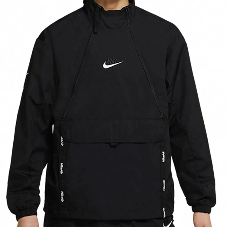 Nike Jackets Black Stand Collar Thin