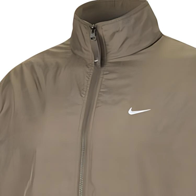 Nike Jackets Olive Gray Stand Collar