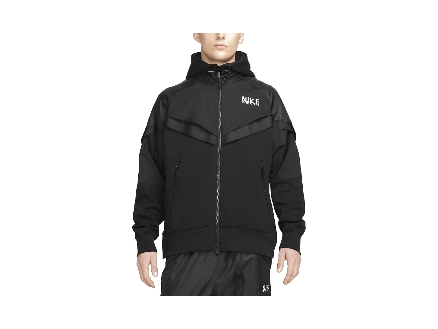 Nike x Sacai Full Zip Hoodie Asia Sizing