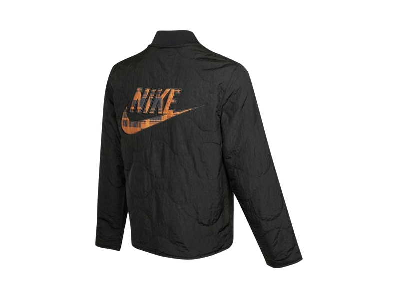 Nike Jackets Black Baseball Collar