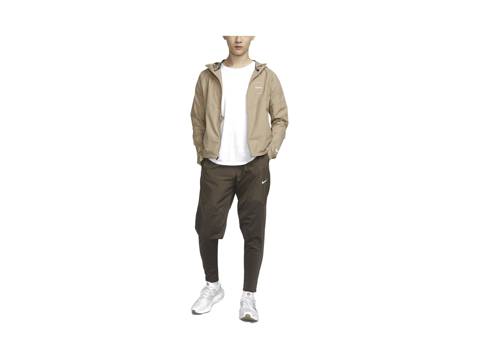 Nike Jackets Khaki Hooded