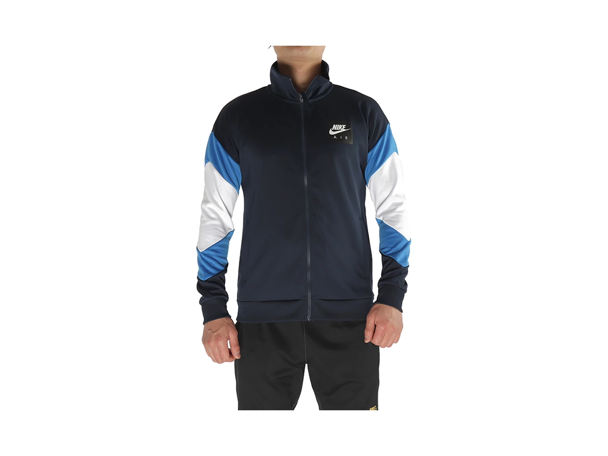 Nike Jackets Dark Blue Stand Collar