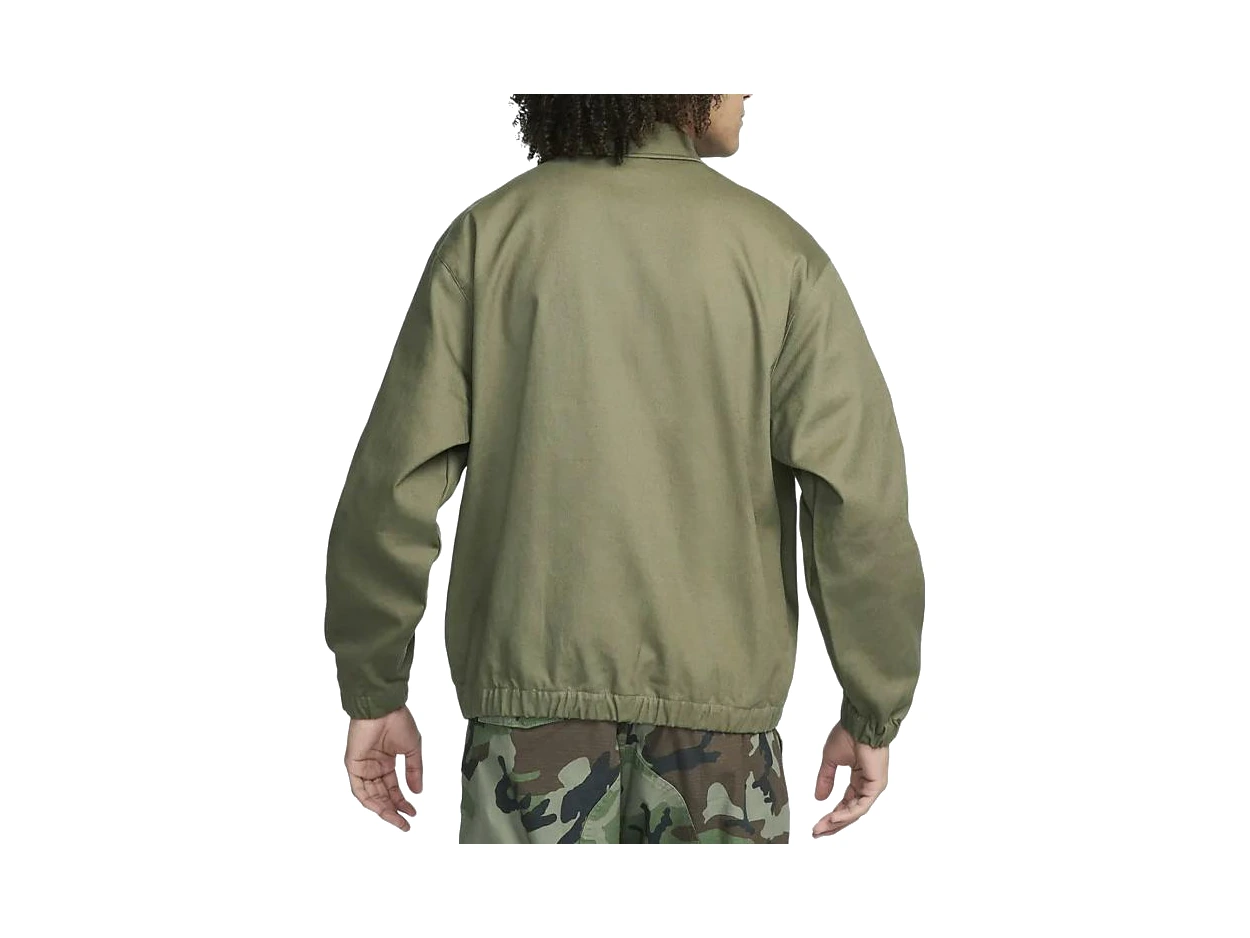 Nike Jackets Green Lapel Moderate