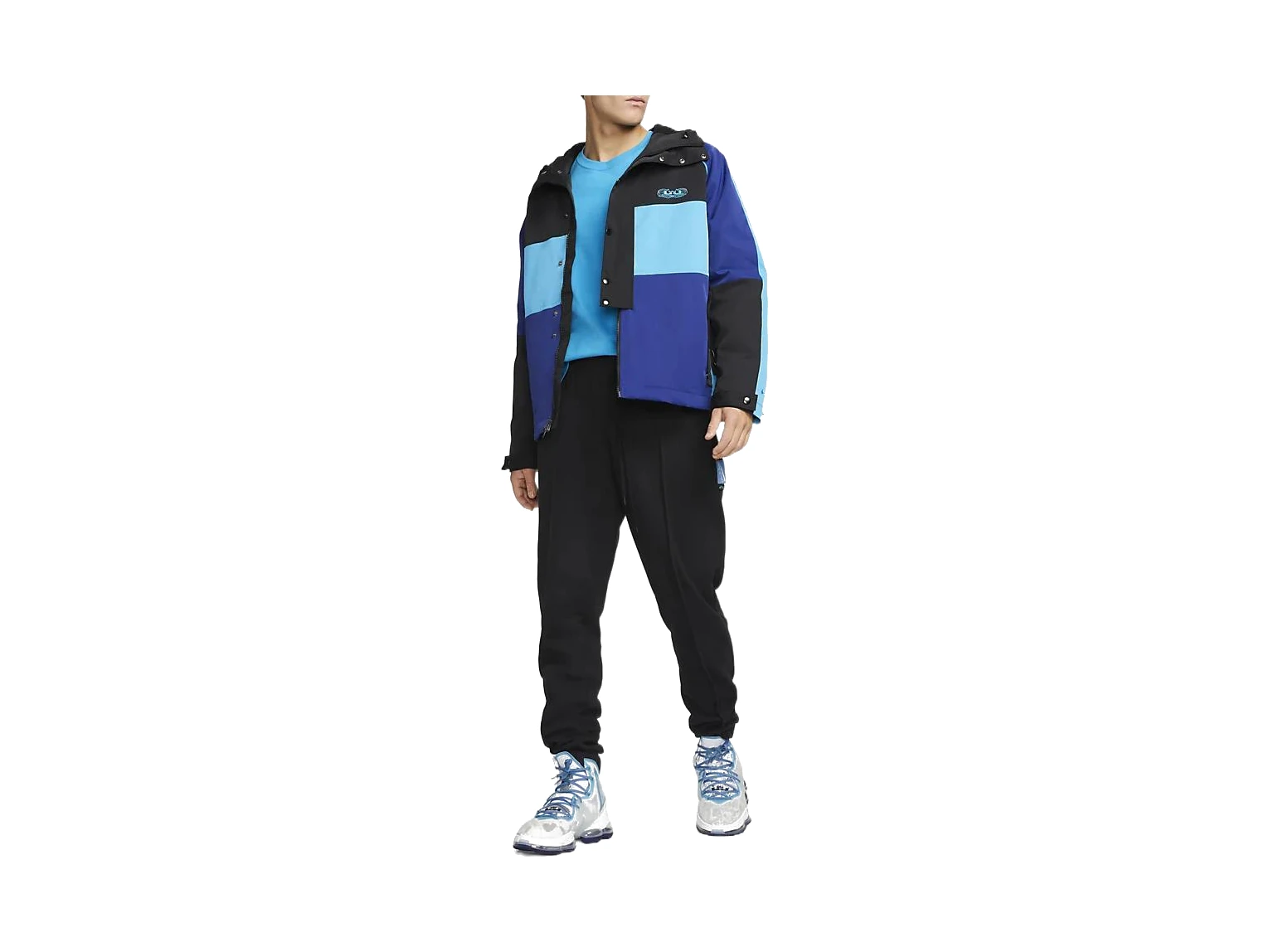 Nike Jackets Blue Hooded