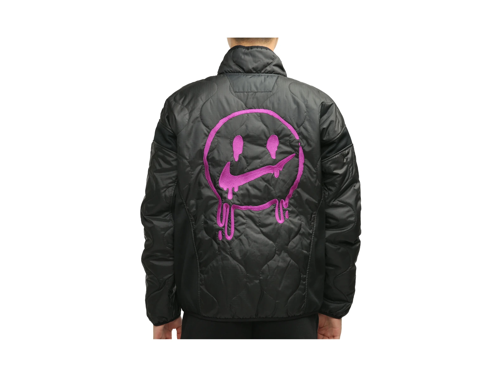 Nike Jackets Black Stand Collar Moderate