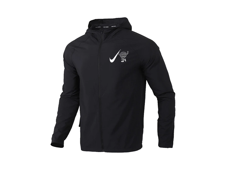 Nike Jackets Black Hooded Moderate Other