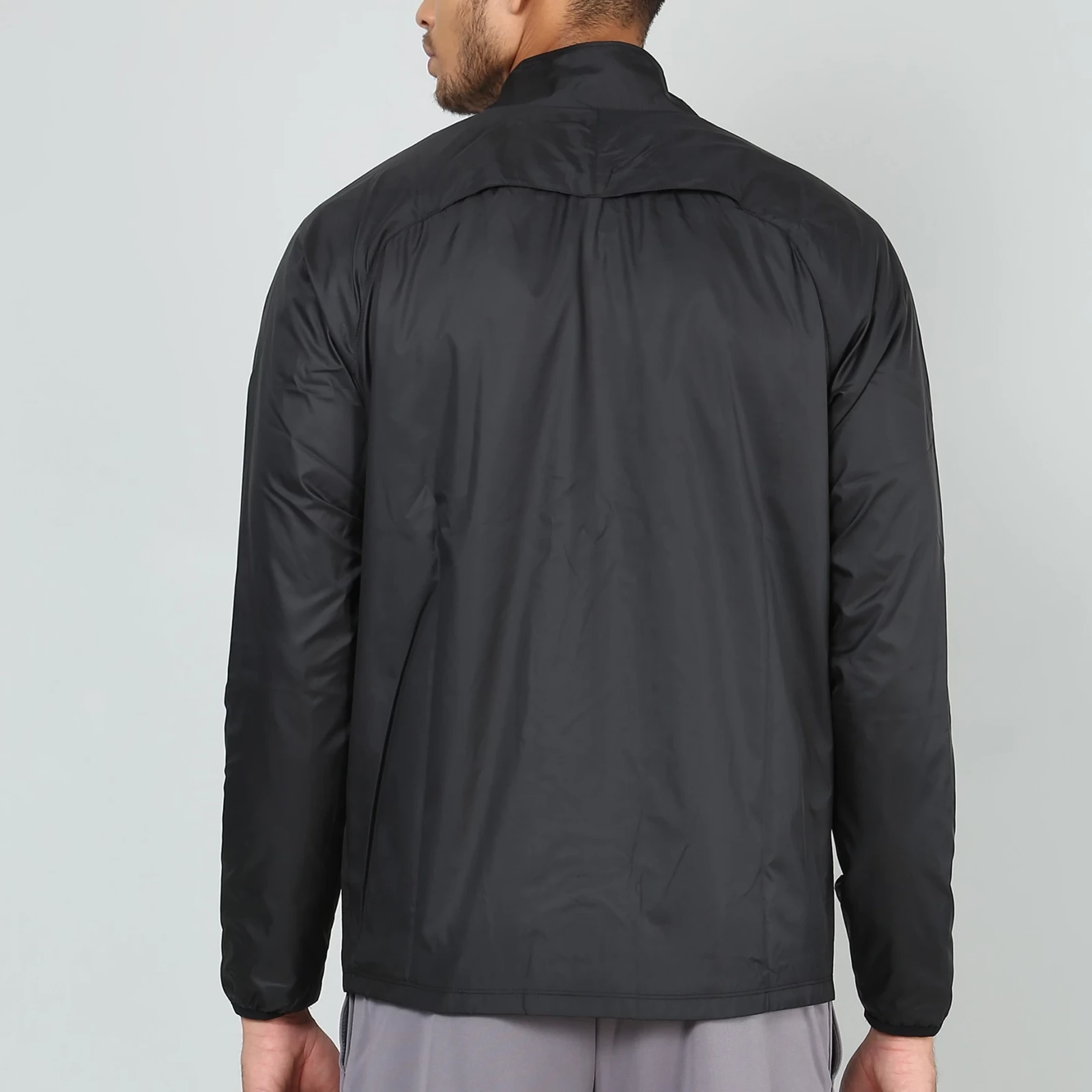 Nike Jackets Black Stand Collar Moderate