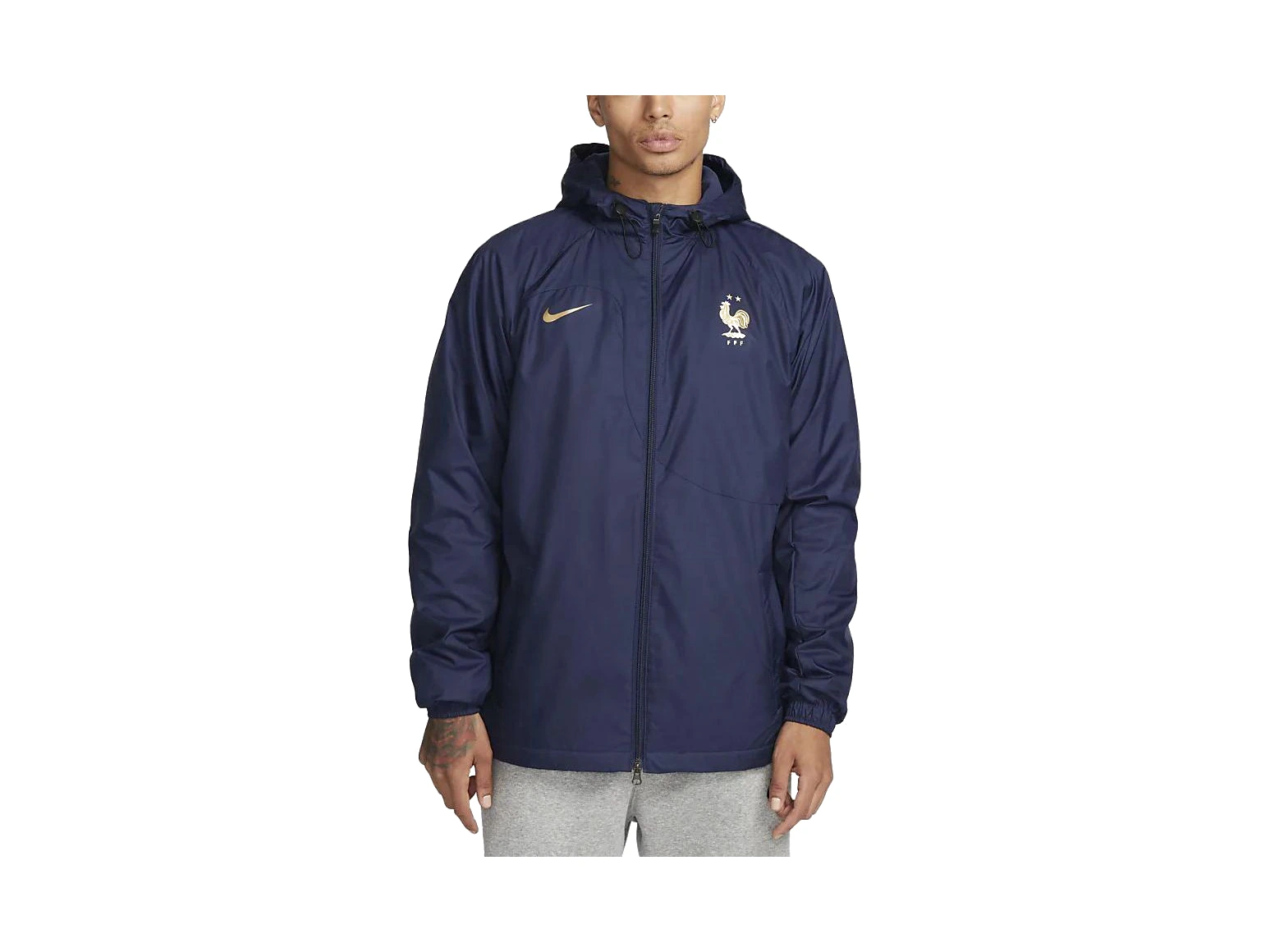 Nike Jackets Blue Hooded