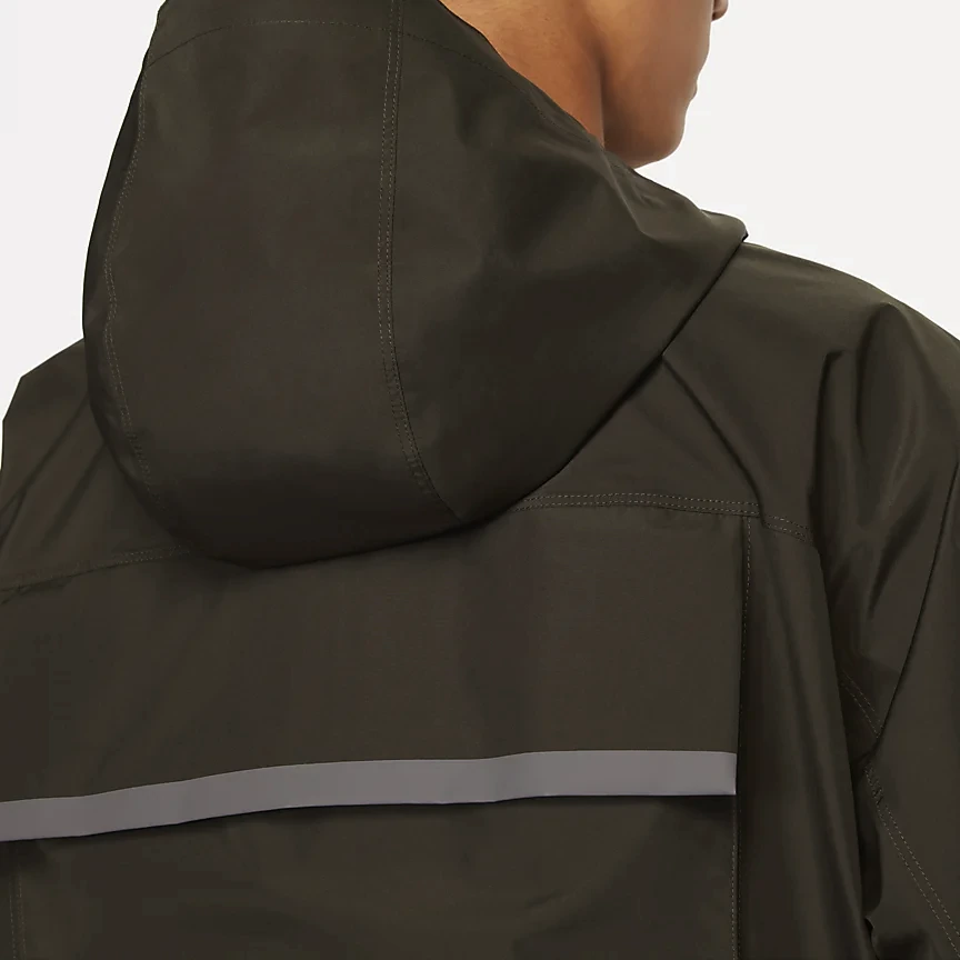 Nike Jackets Olive Green Hooded Moderate