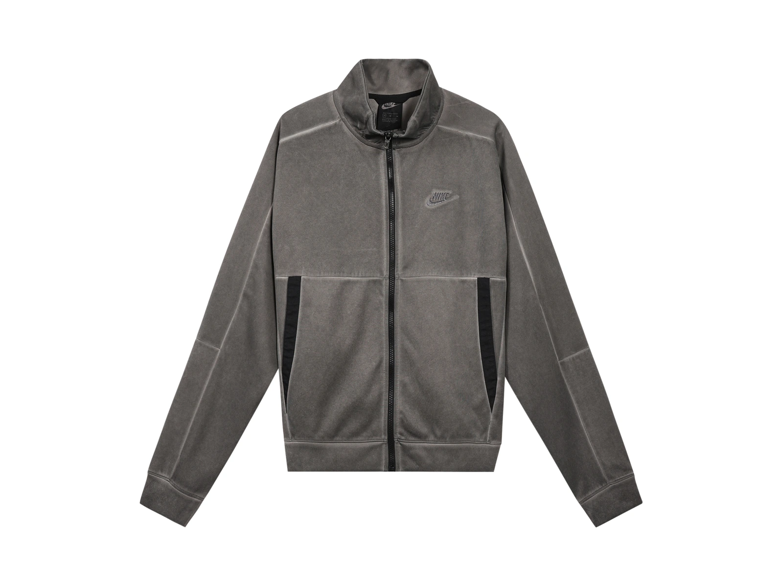 Nike Jackets Gray Stand Collar Moderate