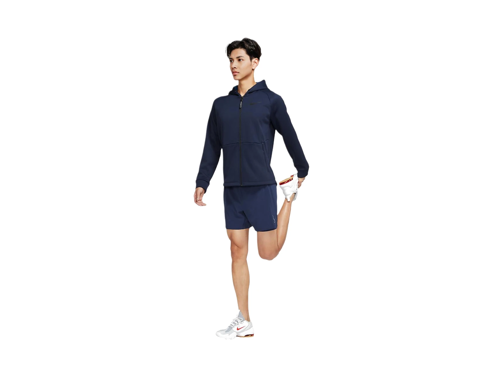 Nike Jackets Navy Blue Hooded