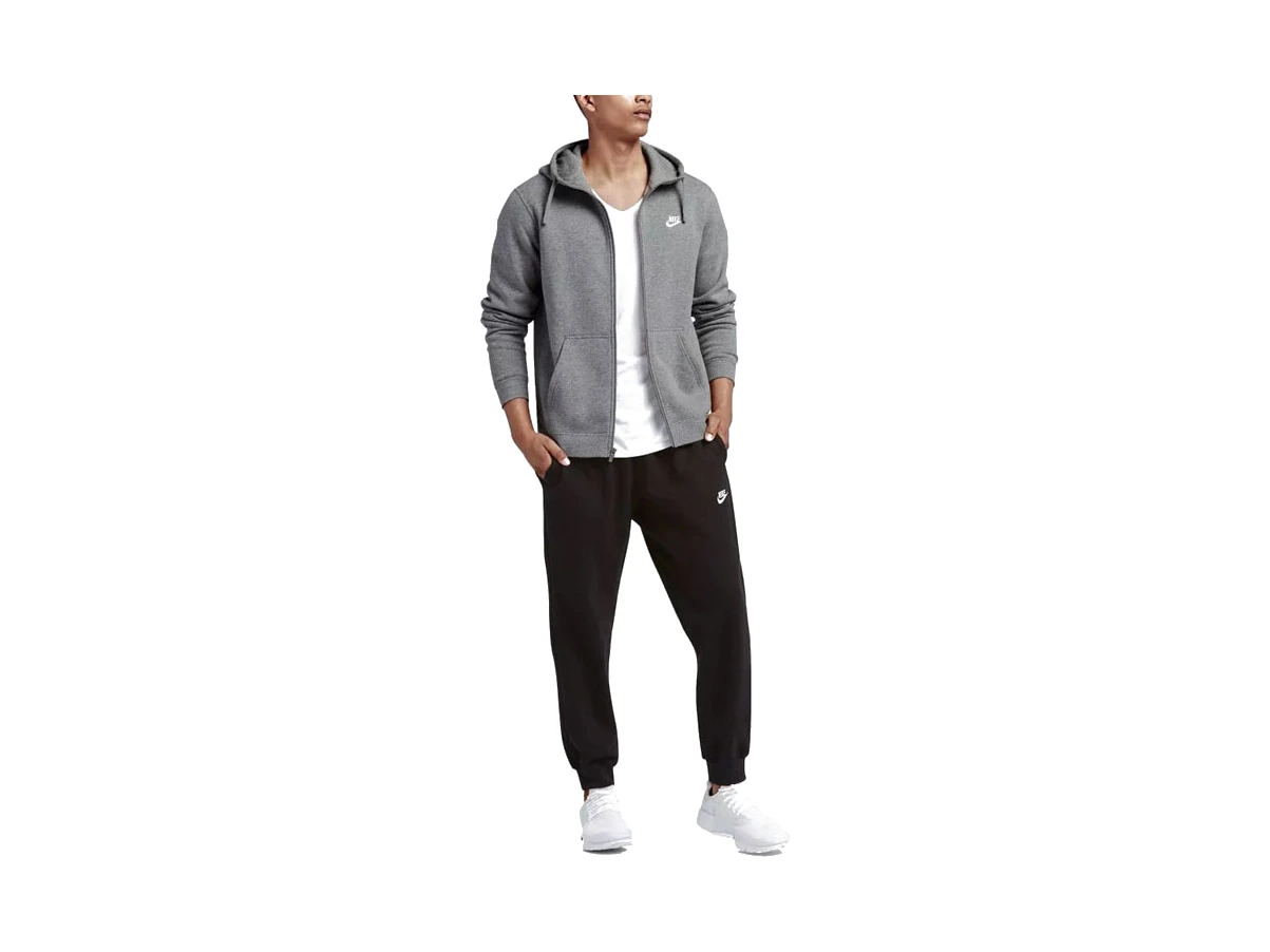 Nike Logo Embroidery Fleece Lined Hooded