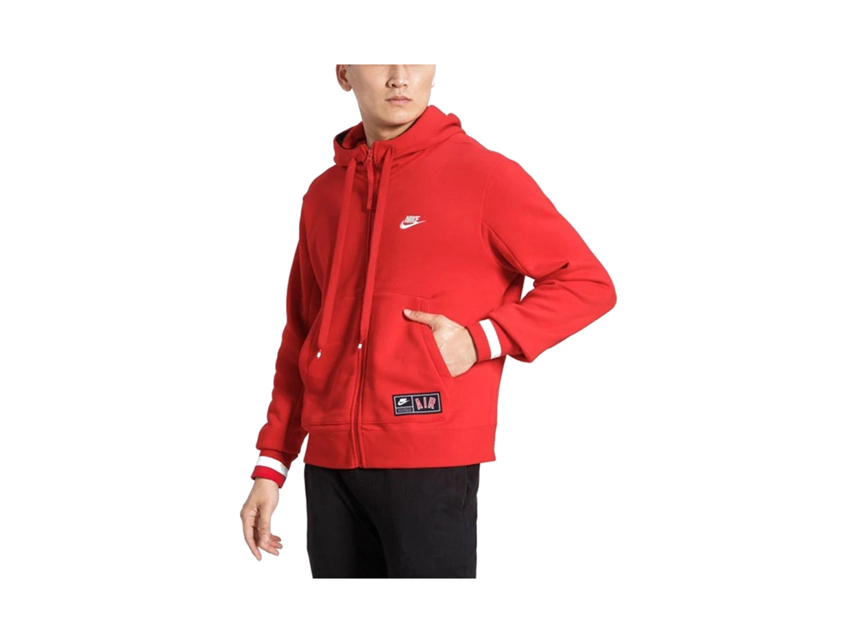 Nike Jackets Red Hooded (Non-detachable)