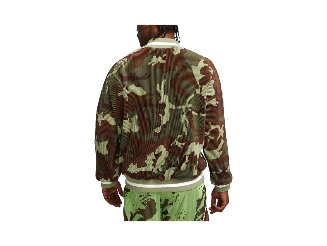 Nike Jackets Oil Green Baseball Collar