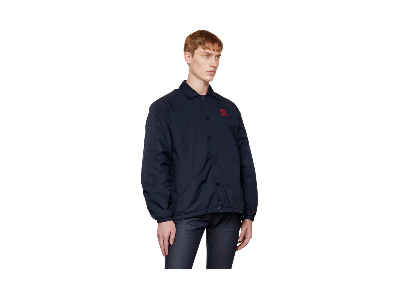 Nike Jackets Dark Blue Lapel Moderate