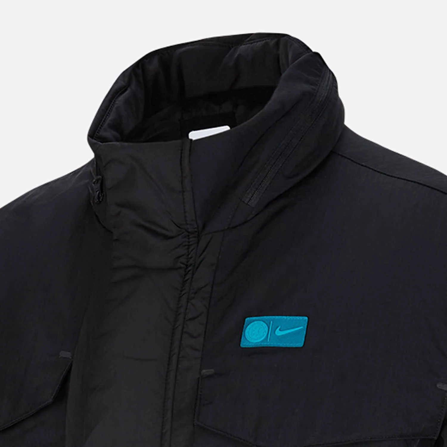 Nike Jackets Black Hooded Moderate