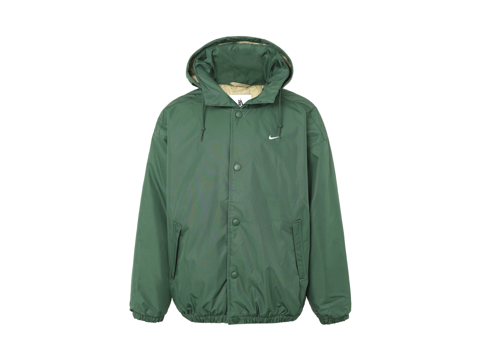 Nike Jackets Fir Green Stand Collar