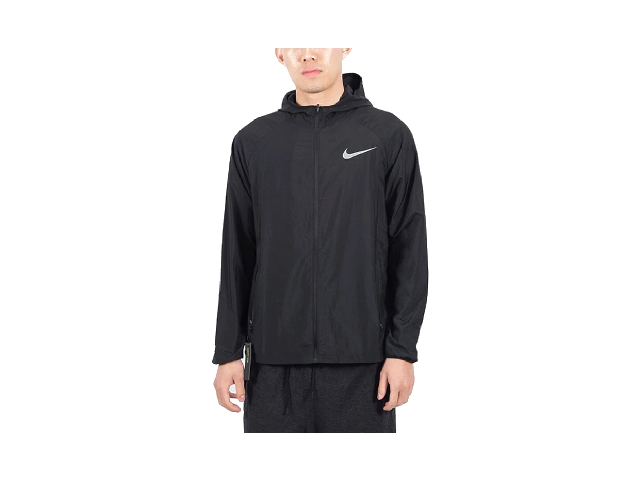 Nike Jackets Black Hooded Moderate Other