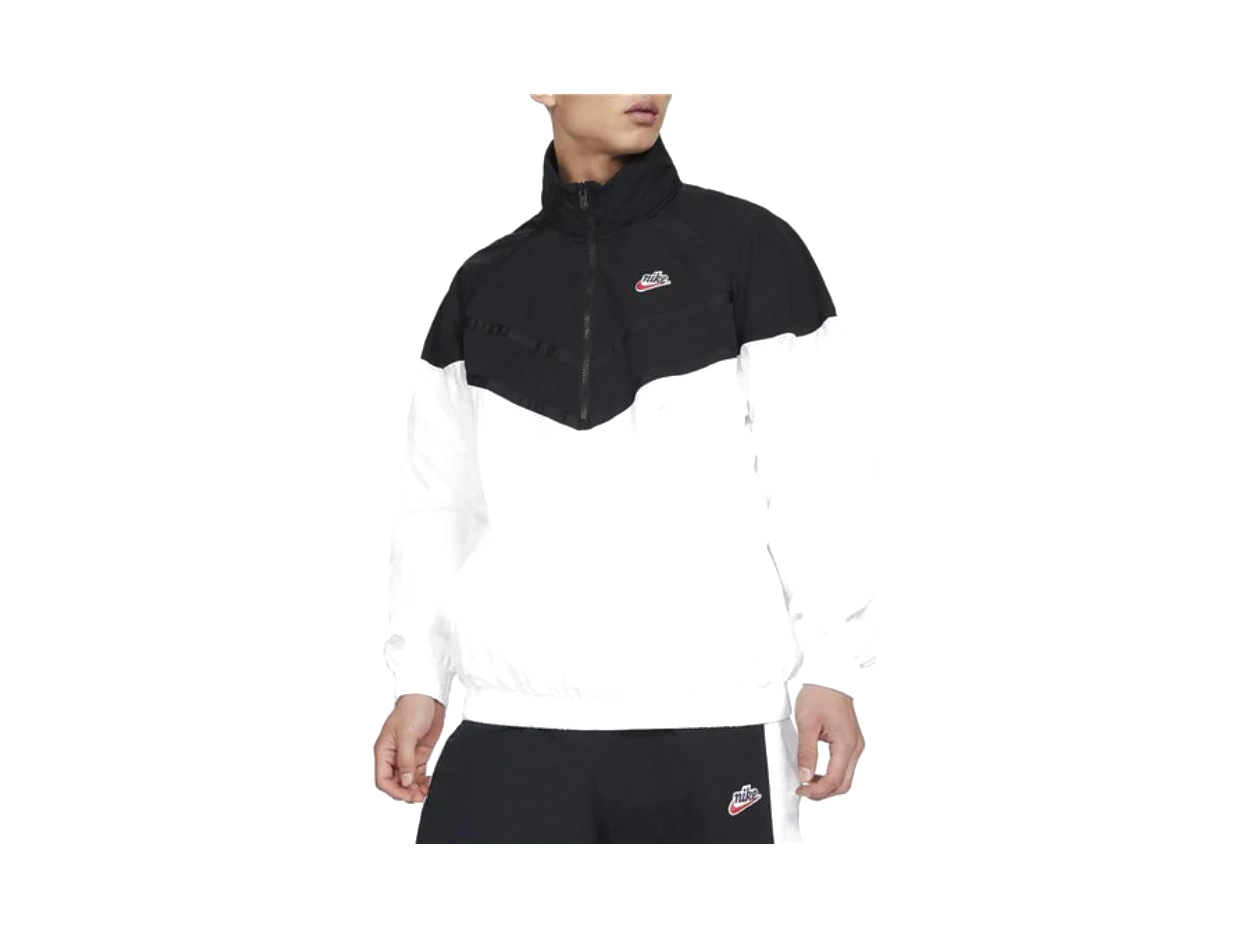 Nike Jackets Black White Hooded