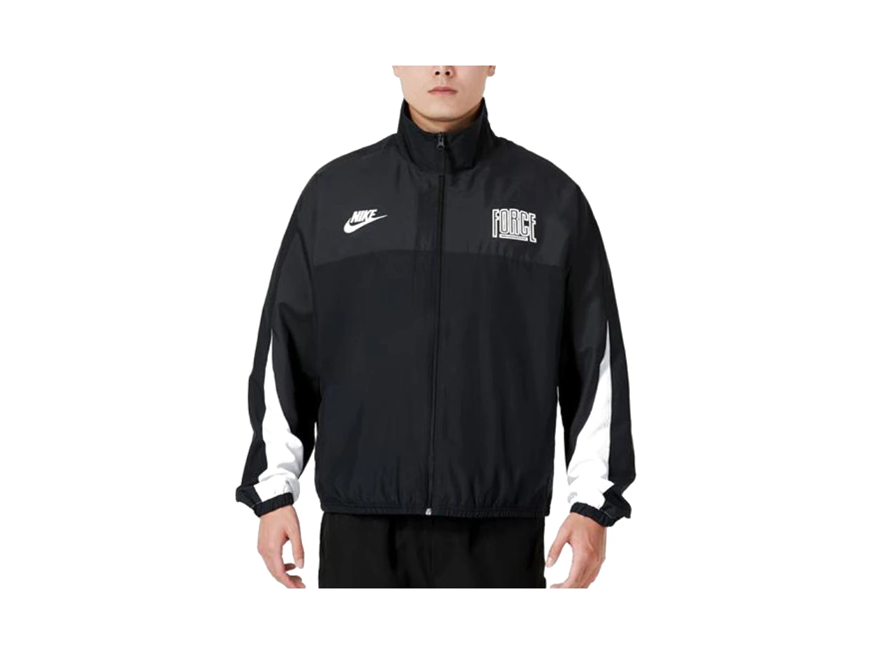 Nike Jackets Black Stand Collar Moderate