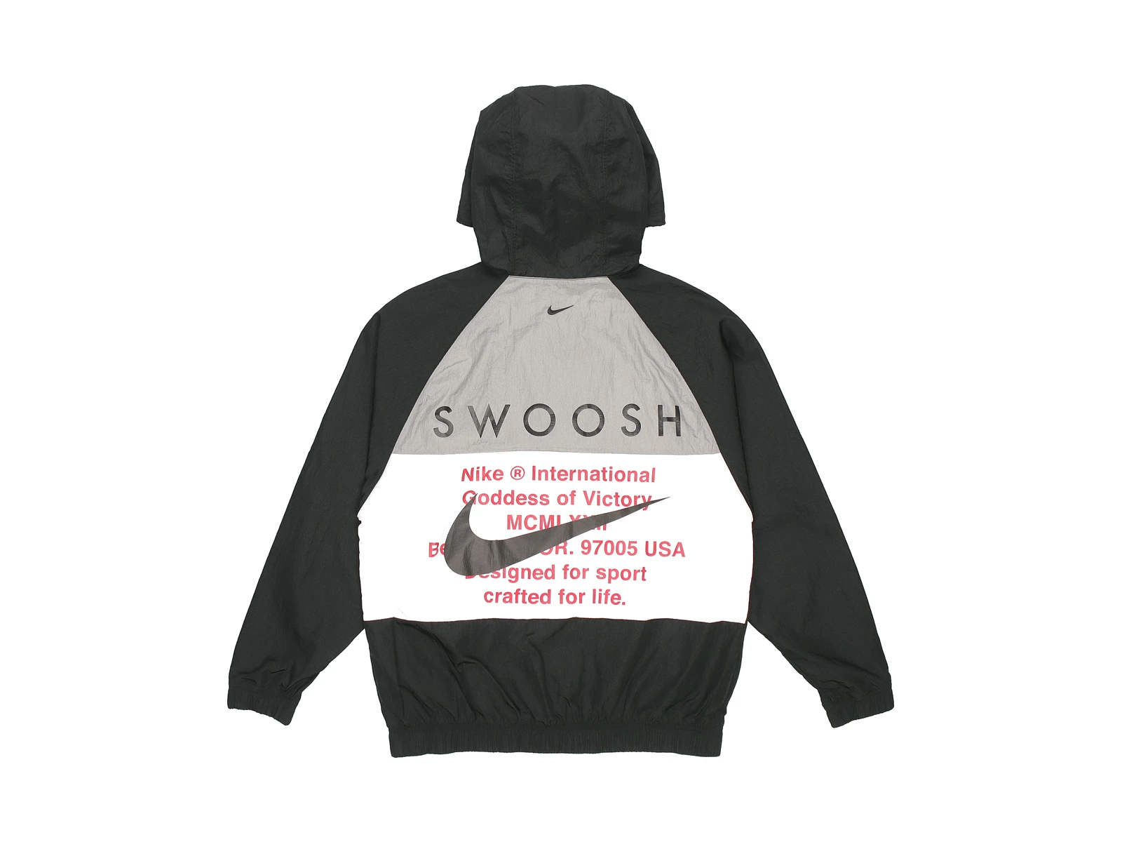 Nike Woven Jackets Black Hooded