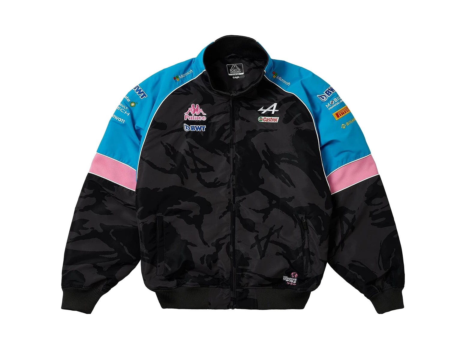 Palace x Kappa x F1 Jacket Black