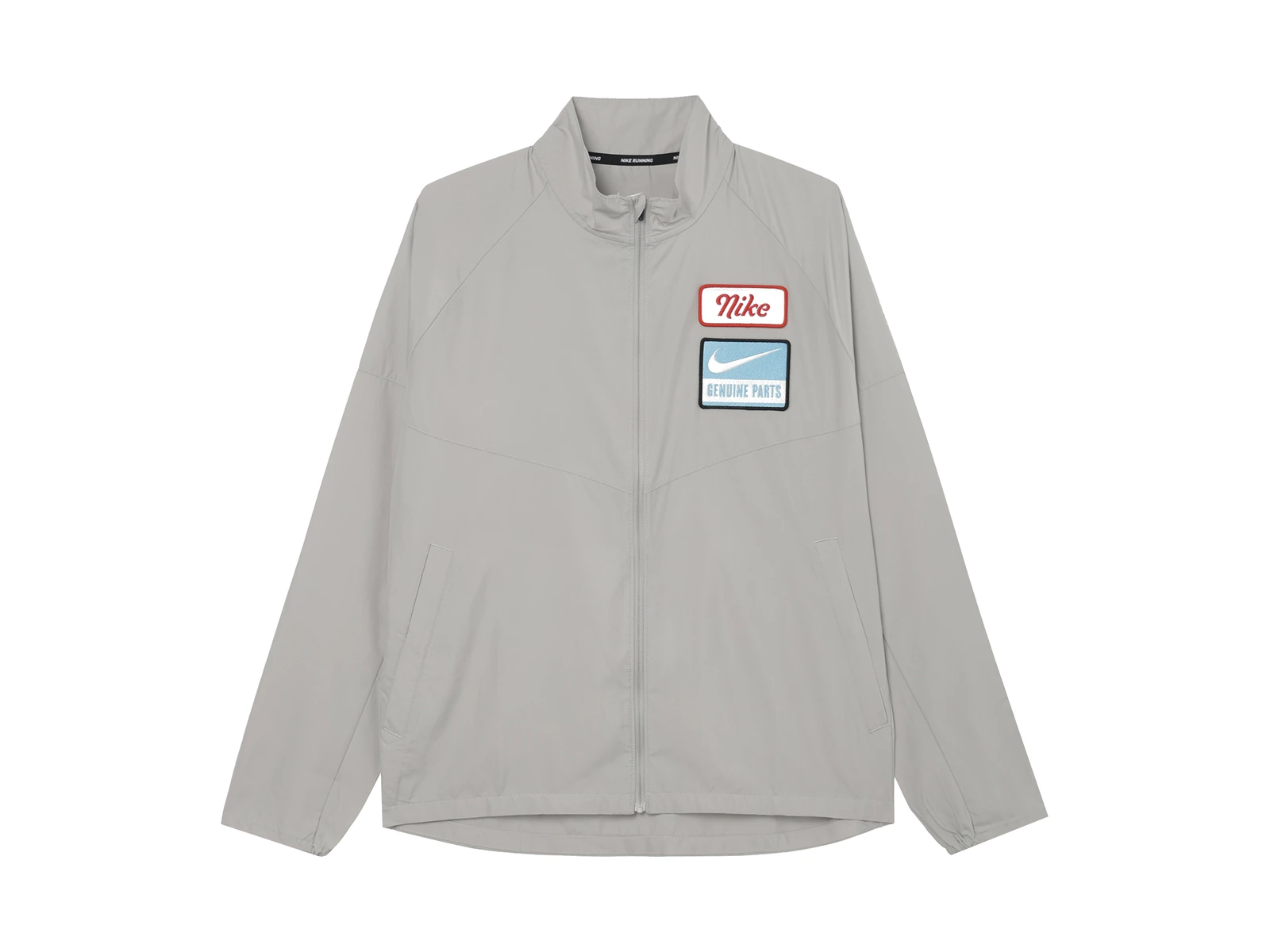 Nike Miler Jackets Gray Stand Collar
