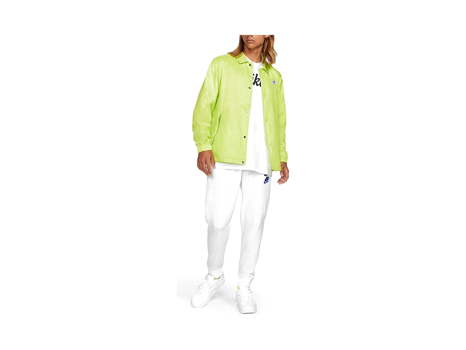 Nike Jackets Green Lapel Moderate Other