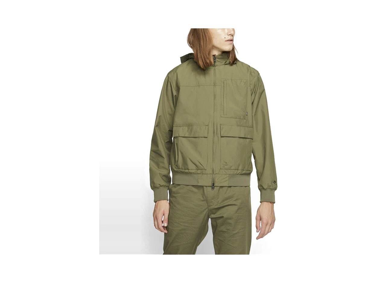 Nike Jackets Green Hooded Moderate