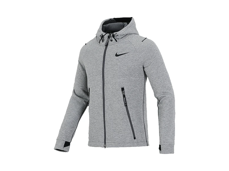 Nike Jackets Gray Hooded