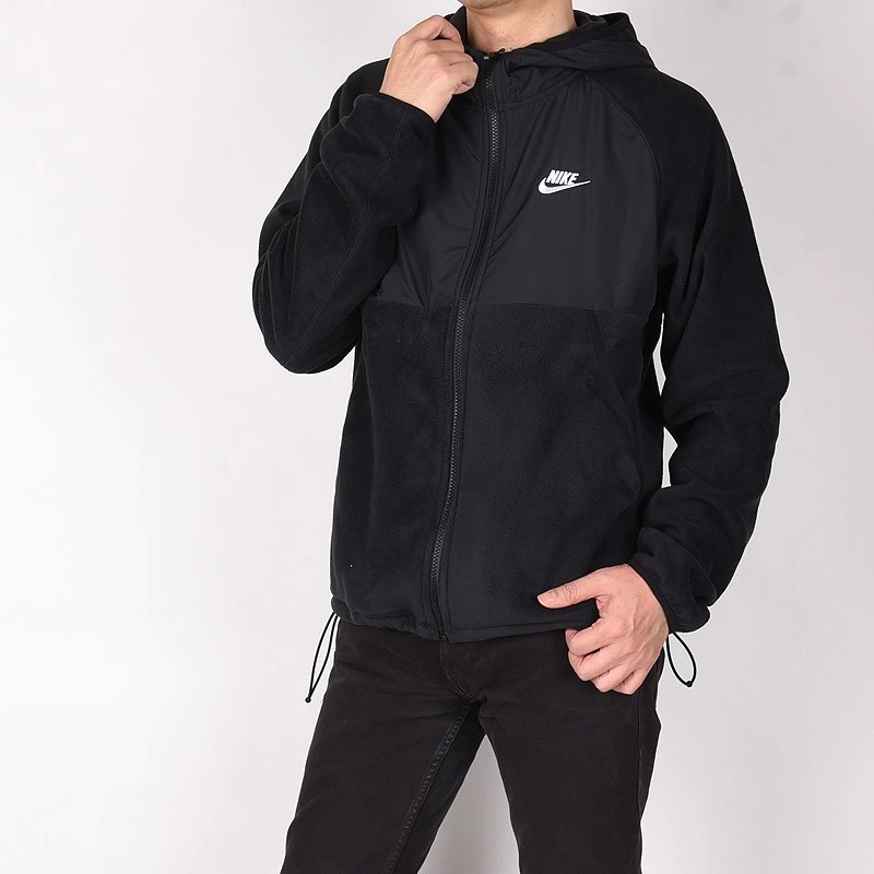Nike Jackets Black Hooded Moderate Other