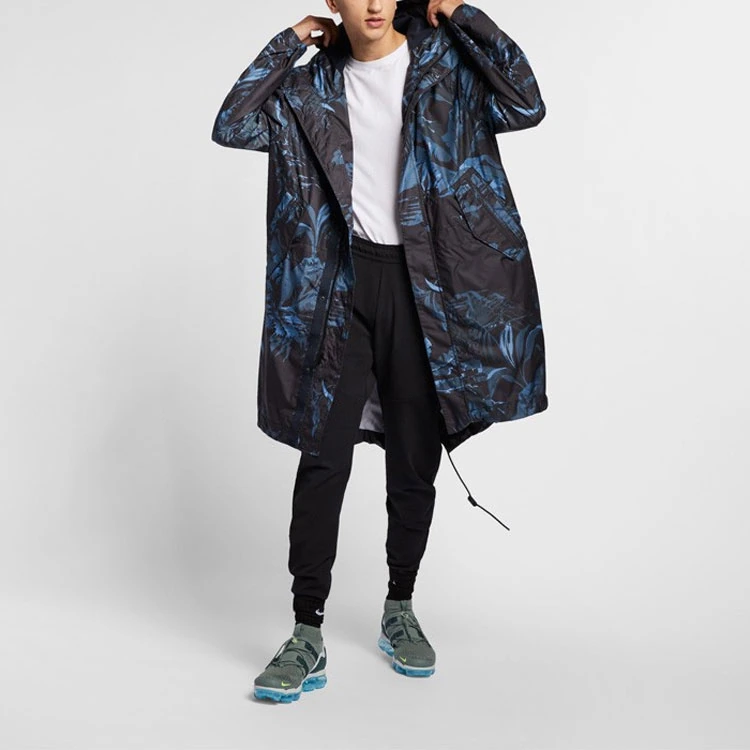 Nike Jackets Blue Black Hooded