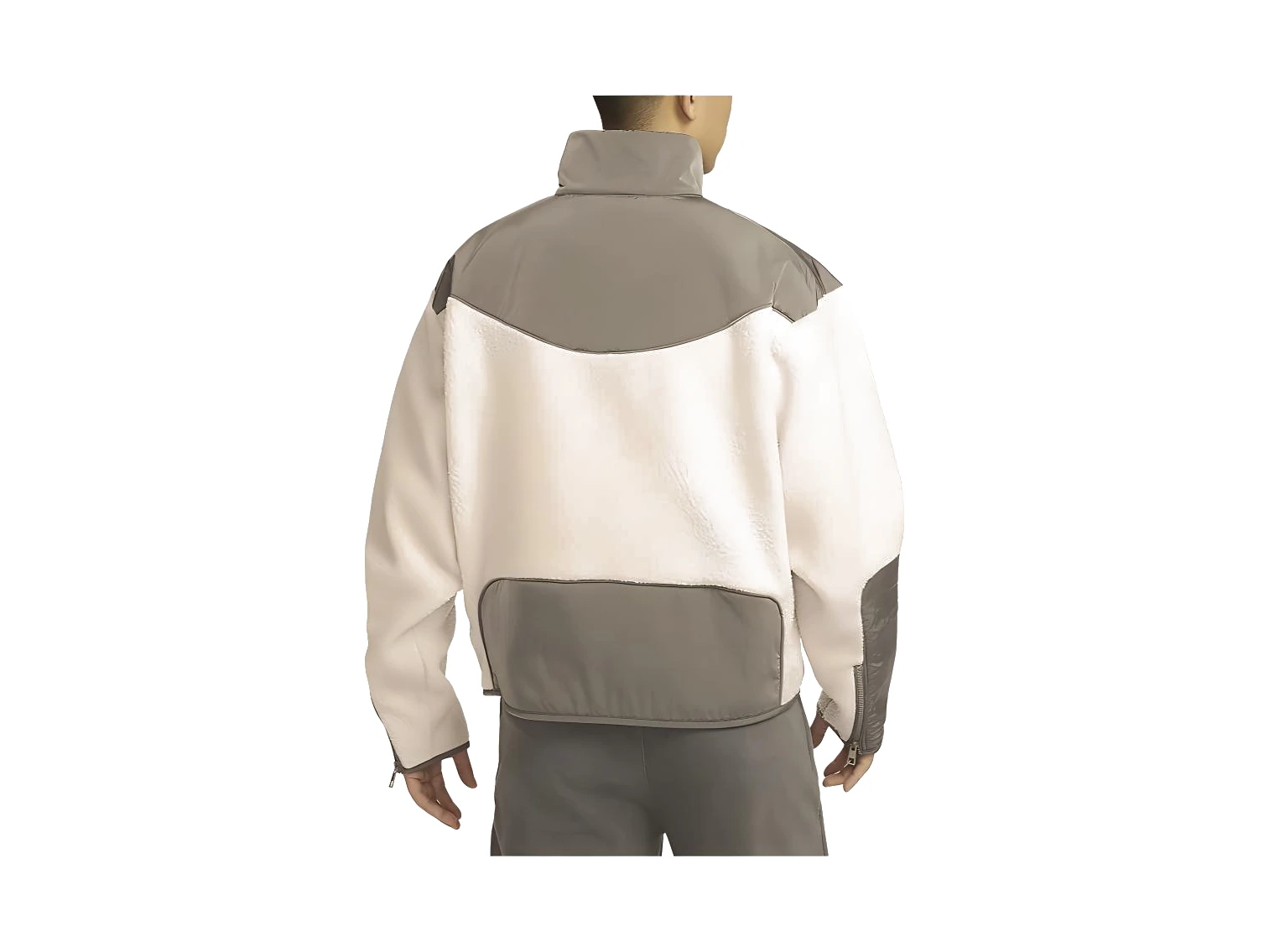 Nike Jackets Asphalt Gray Stand Collar