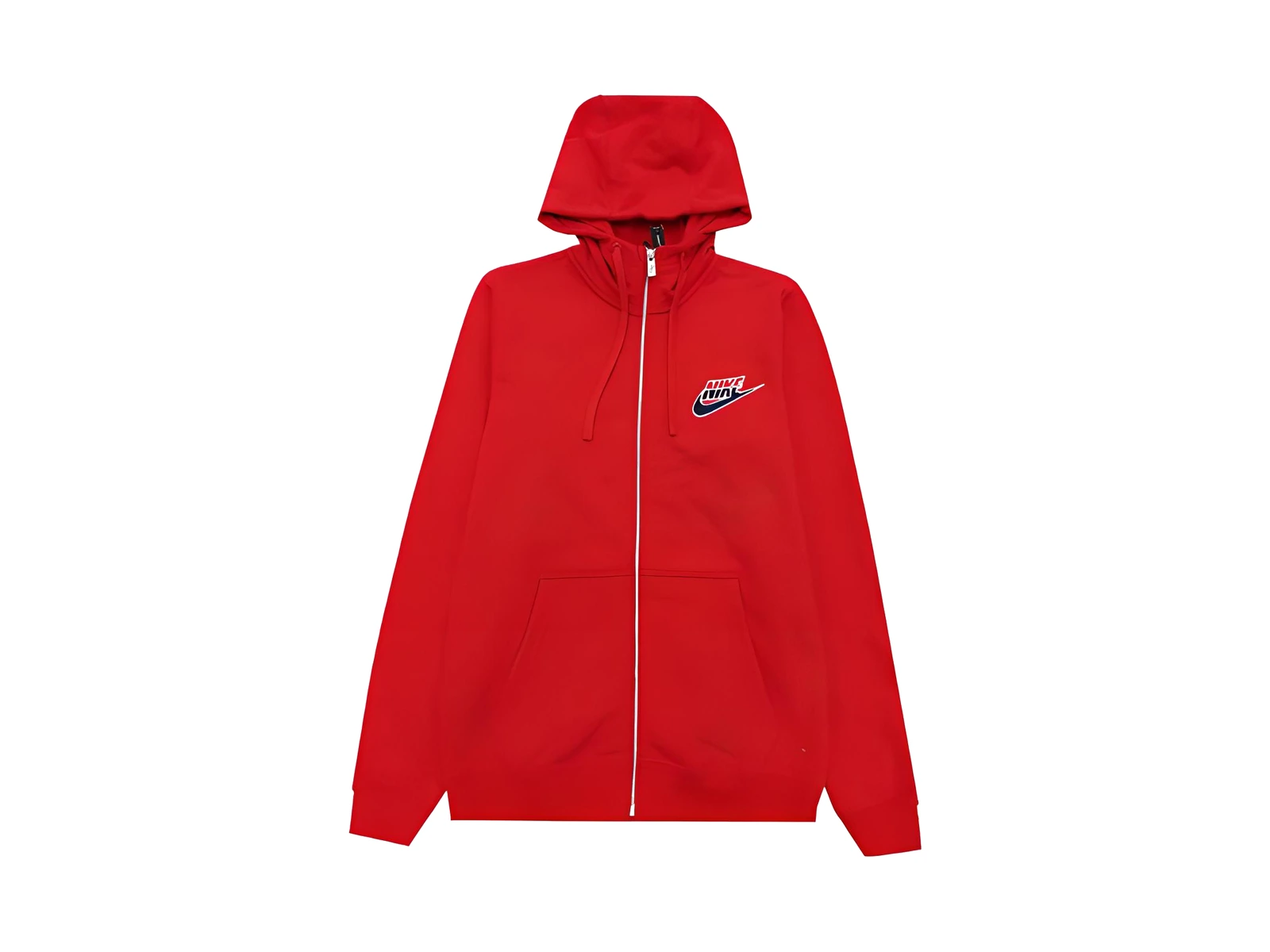 Nike Jackets Red Hooded (Non-detachable)