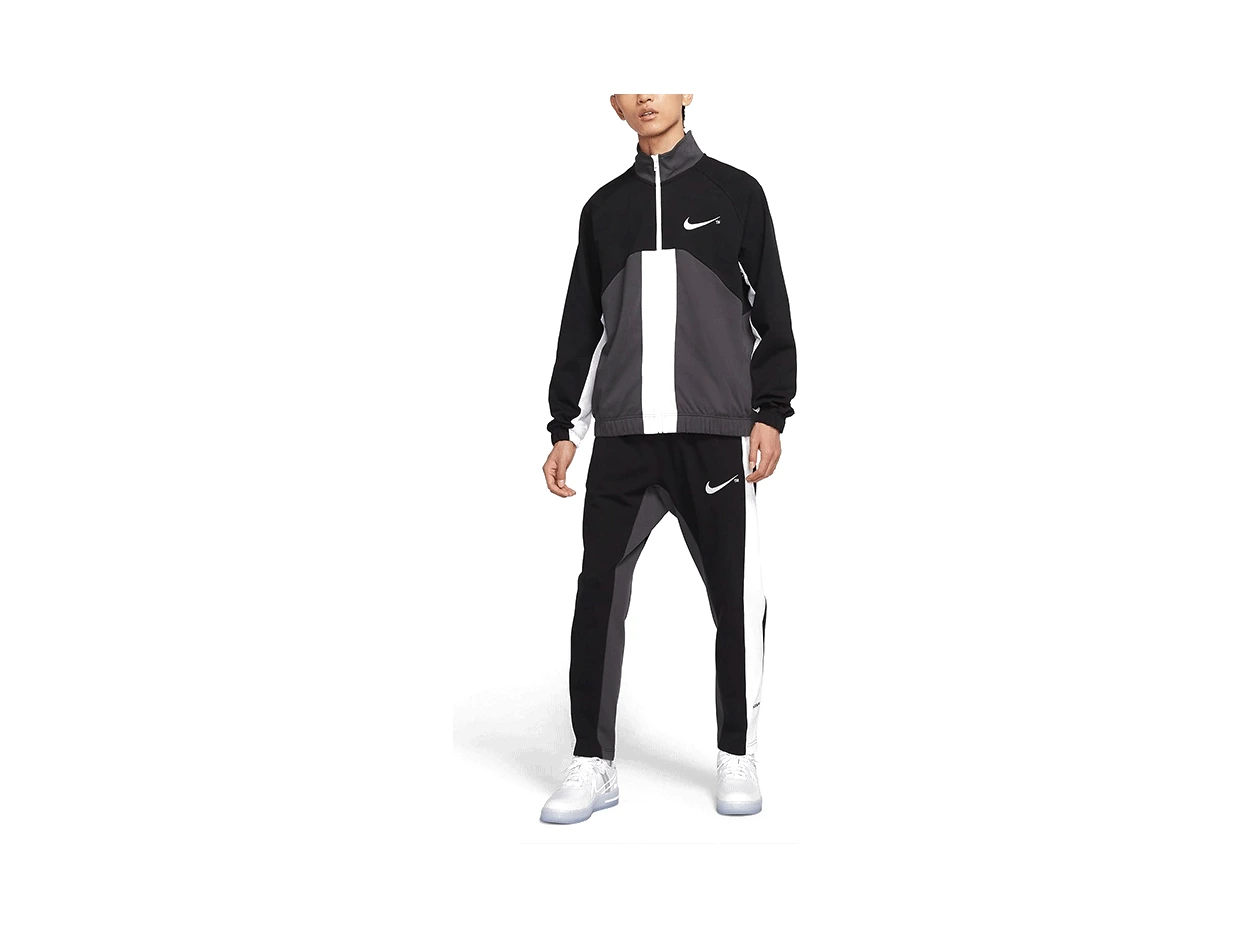Nike Jackets Black Stand Collar Moderate