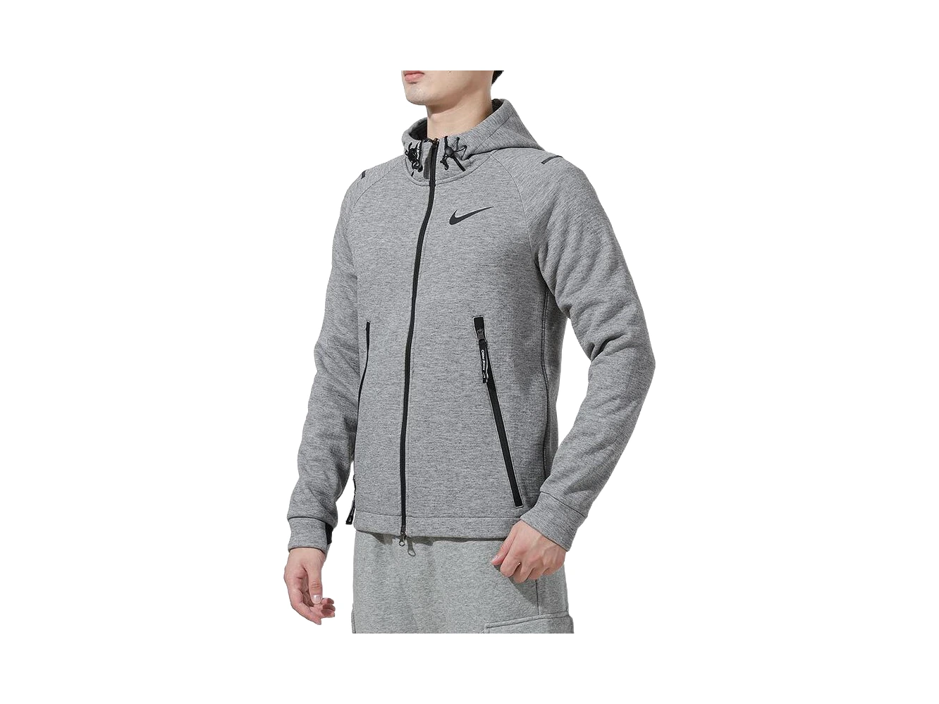 Nike Jackets Gray Hooded