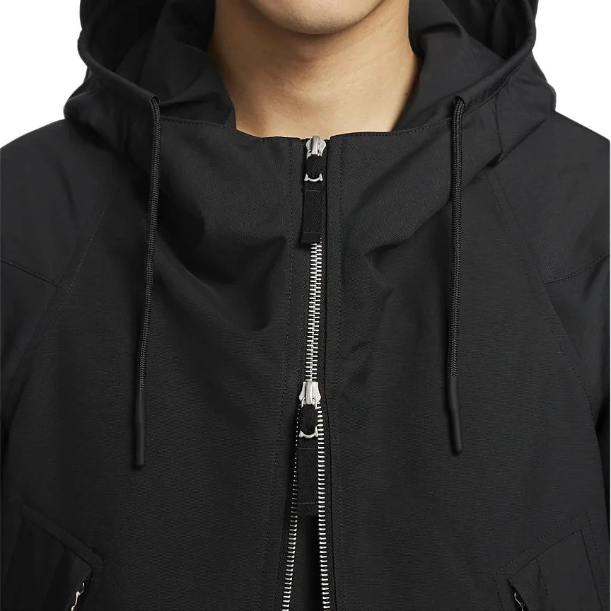 Nike Jackets Black Hooded Moderate Other