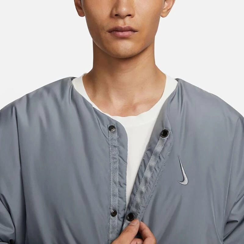 Nike Jackets Gray Crew Neck Moderate