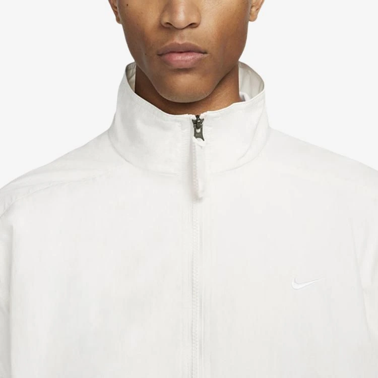 Nike Jackets White Stand Collar Moderate