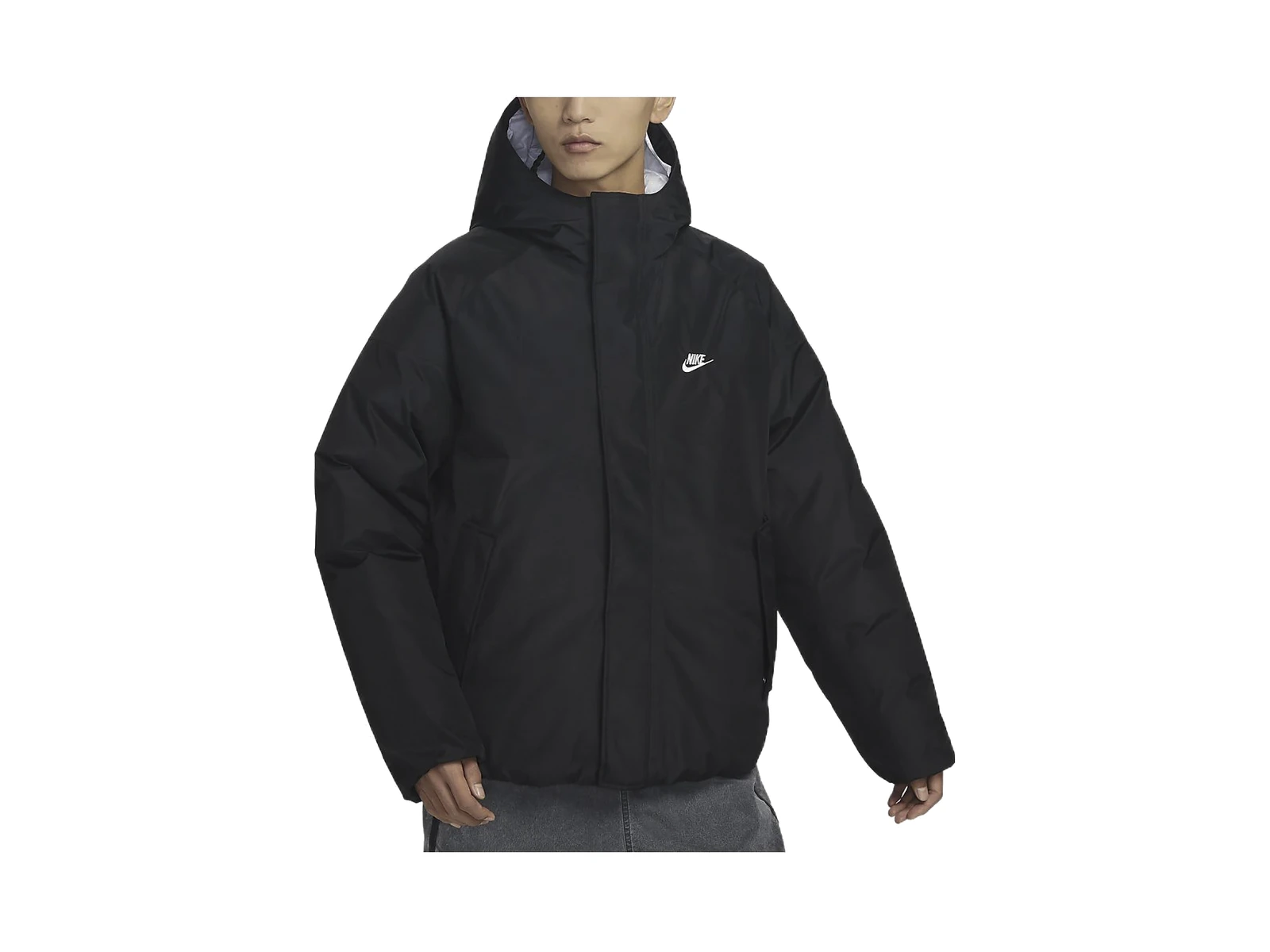 Nike Jackets Black Hooded