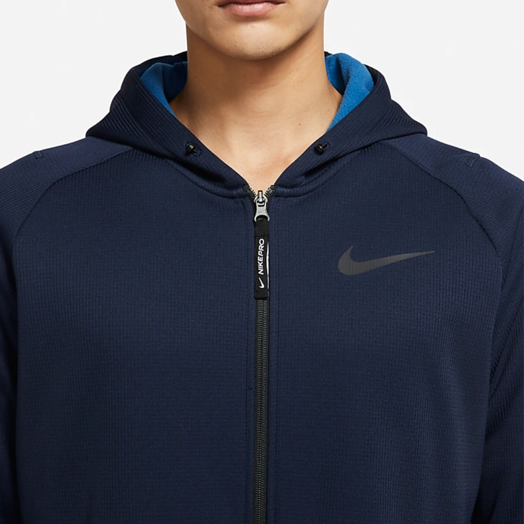 Nike Jackets Navy Blue Hooded